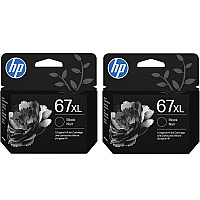 HP 67XL Black High Yield Ink Cartridge Bundle