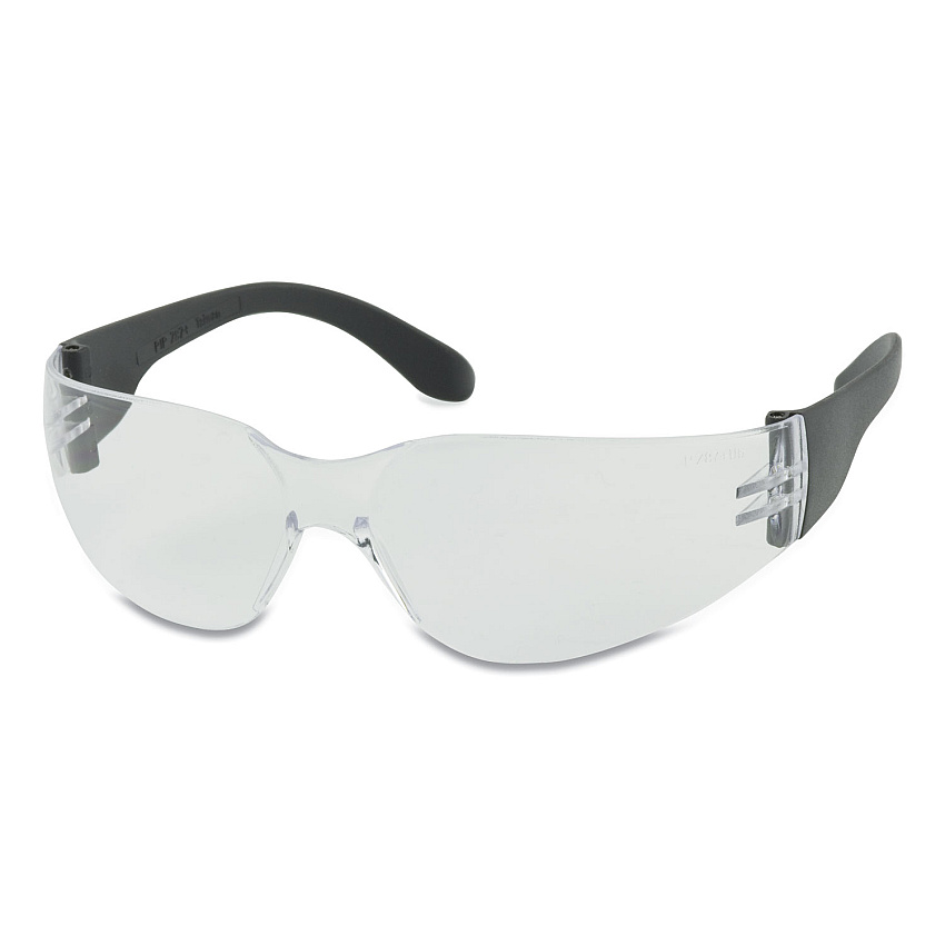 Bouton Zenon Z12 Polycarbonate Safety Glasses, Scratch-Resistant, Clear Lens (250010000)