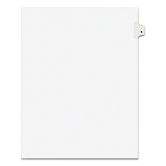 Preprinted Legal Exhibit Side Tab Index Dividers, Avery Style, 10-Tab, 3, 11 x 8.5, White, 25/Pack (11913)