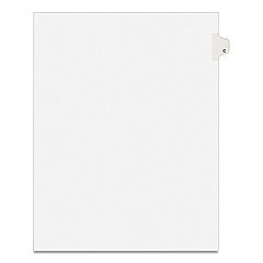 Preprinted Legal Exhibit Side Tab Index Dividers, Avery Style, 26-Tab, C, 11 x 8.5, White, 25/Pack, (1403) (01403)