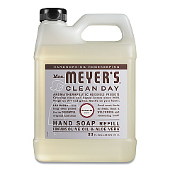Mrs. Meyer's Clean Day Liquid Hand Soap, Lavender, 33 oz, 6/Carton (651318)