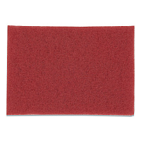 3M Low-Speed Buffer Floor Pads 5100, 20 x 14, Red, 10/Carton (59258)