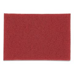 3M Low-Speed Buffer Floor Pads 5100, 20 x 14, Red, 10/Carton (59258)