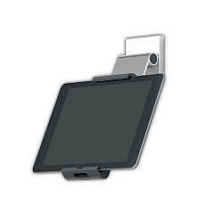 Durable Mountable Tablet Holder, Silver/Charcoal Gray (893523)