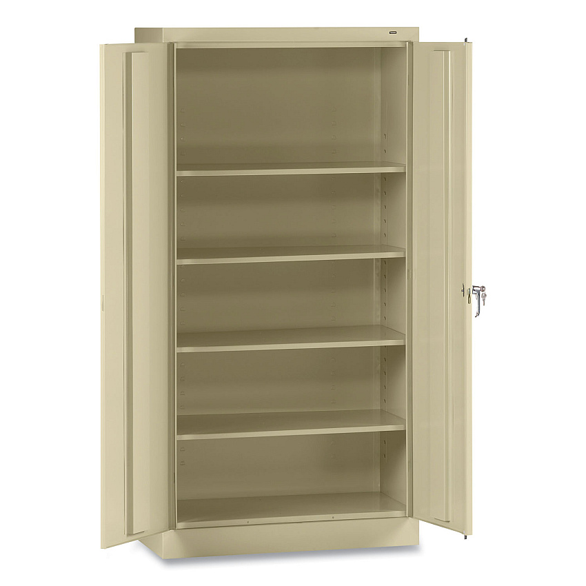 Tennsco 72" High Standard Cabinet (Assembled), 30 x 15 x 72, Putty (7215CPY)