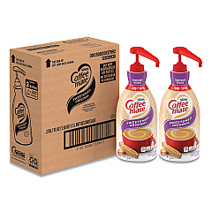 Coffee mate Liquid Coffee Creamer, Sweetened Original, 1.5 Liter Pump Bottle, 2/Carton (13799CT)