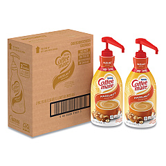 Coffee mate Liquid Coffee Creamer, Hazelnut, 1.5 Liter Pump Bottle, 2/Carton (31831CT)