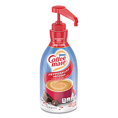 Coffee-mate Liquid Coffee Creamer, Peppermint Mocha, 1500mL Pump Bottle (29600)