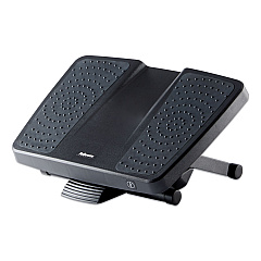 Fellowes Ultimate Foot Support, HPS, 17.75w x 13.25d x 6.5h, Black/Gray (8067001)