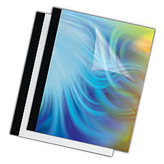Fellowes Thermal Binding System Presentation Covers, Clear, 16 to 30 Sheet Capacity, 11 x 8.5, Unpunched, 10/Pack (5222701)