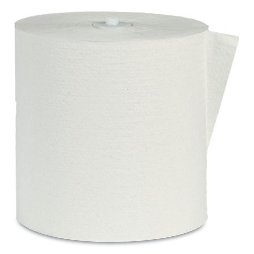 Eco Green Recycled Hardwound Paper Towels, 7.87" x 900 ft, White, 6 Rolls/Carton (WL9012)