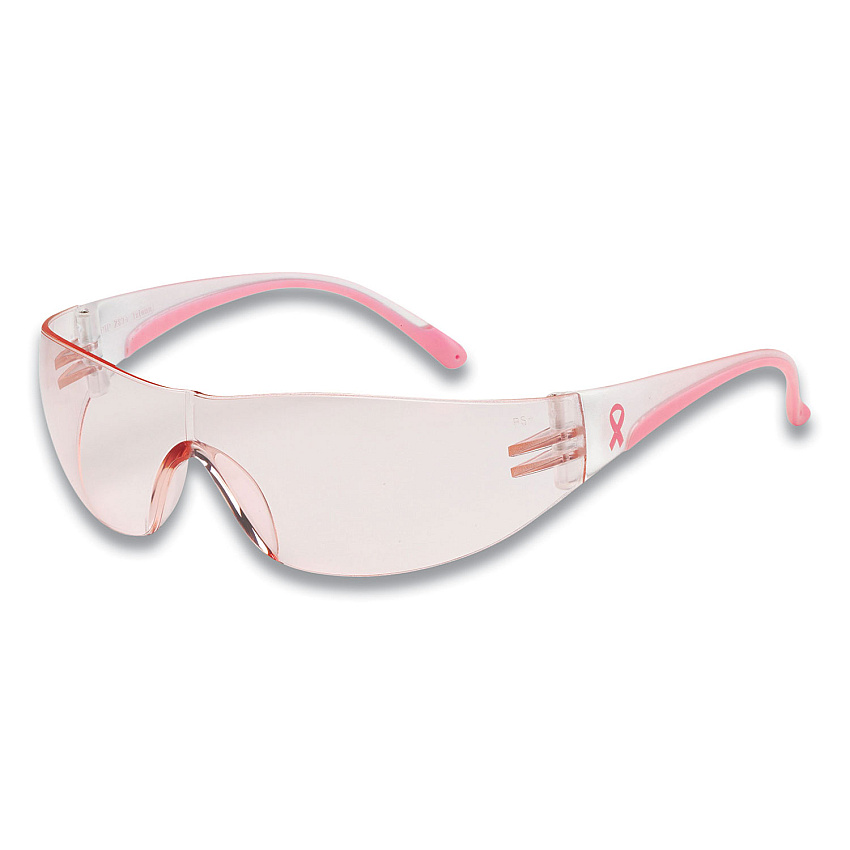 Bouton Eva Optical Safety Glasses, Anti-Scratch, Pink Lens, Pink/Clear Frame (250100904)