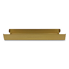 CONTROLTEK Metal Coin Tray, Quarters, Stackable, 3.5 x 10 x 1.75, Orange (560068)