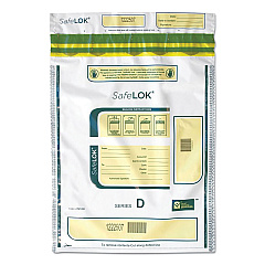 SafeLOK Series D Deposit Bags, 12 x 16, White, 100/Pack (585094)