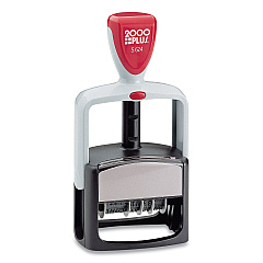 COSCO 2000PLUS Classic Line Message Dater, 5 Years, 12 Phrases, 1.75 x 0.18, Black Ink (011029)