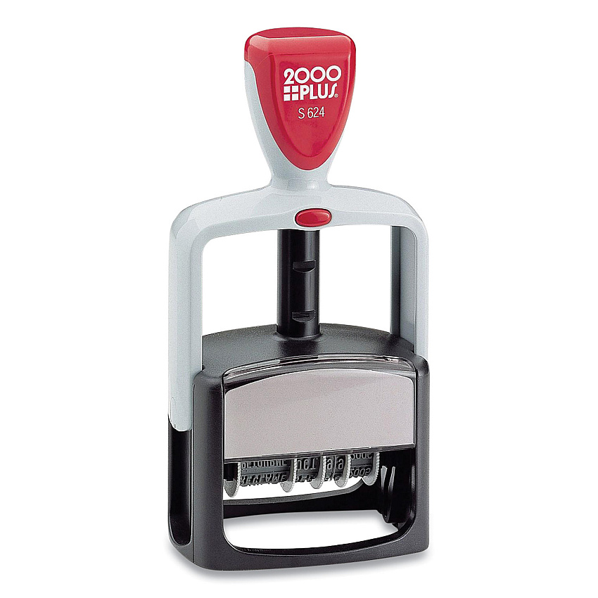 COSCO 2000PLUS Classic Line Message Dater, 5 Years, 12 Phrases, 1.75 x 0.18, Black Ink (011029)
