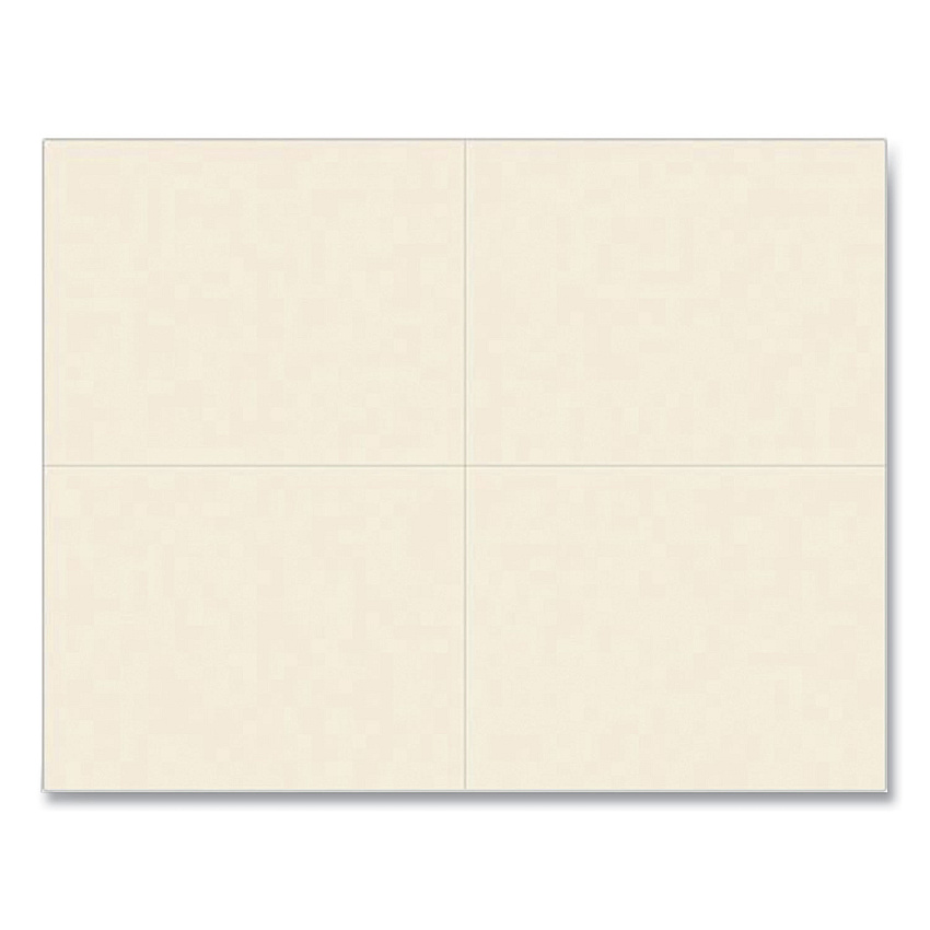 Masterpiece Studios Printable Postcards, Inkjet/Laser, 38 lb, 5.5 x 4.25, Ivory, 200 Cards, 4 Cards/Sheet, 50 Sheets/Pack (905550)