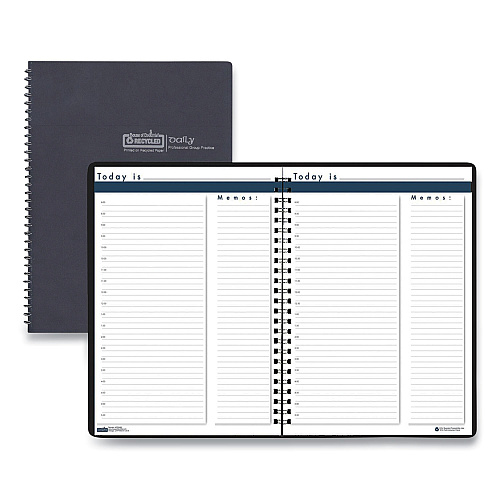 House of Doolittle Recycled Nondated Weekly Assignment Book For Intermediate Grades, 40 Weeks: 8 Subjects, Blue Cover, 11 x 8.5 (58807)