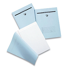 Pacon Examination Bluebook, Wide/Legal Rule, Blue Cover, (10) 8.5 x 7 Sheets (BB788)