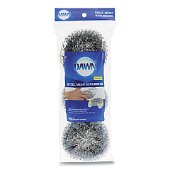 Dawn Ultra Steel Scrubbers, Gray/Silver, 3/Pack (437777)