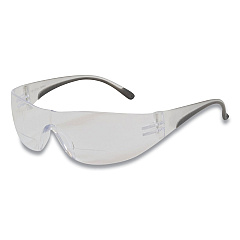 Bouton Zenon Z12R Rimless Optical Eyewear with 2-Diopter Bifocal Reading-Glass Design, Anti-Scratch, Clear Lens, Gray Frame (250270020)