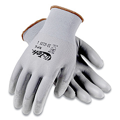 G-Tek GP Polyurethane-Coated Nylon Gloves, Large, Gray, 12 Pairs (33G125L)