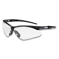 Bouton Anser Optical Safety Glasses, Anti-Fog, Scratch-Resistant, Clear Lens, Black Frame (250AN10111)