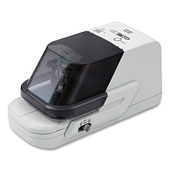 MAX Electric Flat Clinch Heavy Duty Stapler, 70 Sheet Capacity, Gray (EH70FII)