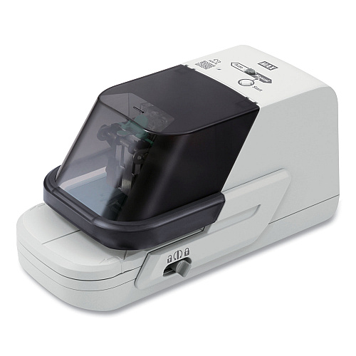 MAX Electric Flat Clinch Heavy Duty Stapler, 70 Sheet Capacity, Gray (EH70FII)