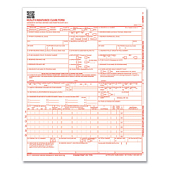 ComplyRight CMS-1500 Health Insurance Claim Form, One-Part (No Copies), 8.5 x 11, 1,000 Forms Total (CMS12LC1)