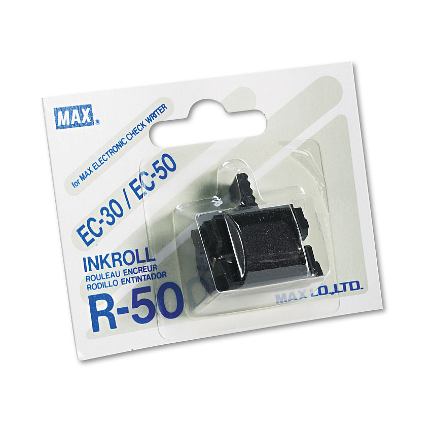 Max R50 Replacement Ink Roller, Black