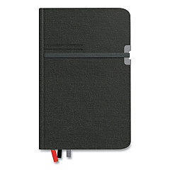 TRU RED Medium Mastery Journal, 1 Subject, Narrow Rule, Black Cover, 8 x 5, 192 Sheets (24421812)