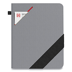 TRU RED Large Starter Journal, 1 Subject, Narrow Rule, Gray Cover, 10 x 8, 192 Sheets (24421833)