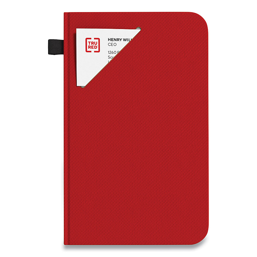 TRU RED Medium Starter Journal, 1 Subject, Narrow Rule, Red Cover, 8 x 5, 192 Sheets (24421835)
