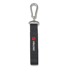 VELCRO Brand EASY HANG Strap, Large, Black/Silver (30134USA)