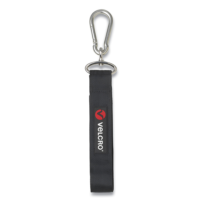 VELCRO Brand EASY HANG Strap, Large, Black/Silver (30134USA)