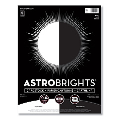 Astrobrights Color Cardstock - "Basic" Assortment, 65 lb Cover Weight, 8.5 x 11, Assorted Basic Colors, 100/Pack (91647)