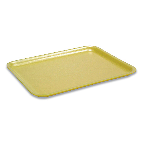 Pactiv Evergreen Supermarket Tray, #17S, 8.4 x 4.5 x 0.7, Yellow, 1,000/Carton (51P317S)