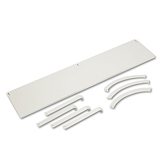 HON Verse Panel System Hanging Shelf, 60w x 12.75d, Gray (VSH60GYGY)