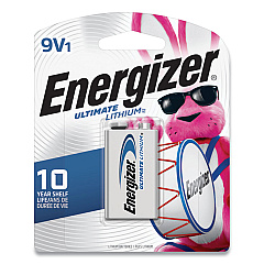 Energizer Ultimate Lithium 9V Batteries (L522BP)
