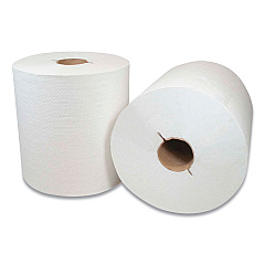 Morcon Tissue Morsoft Controlled Towels, I-Notch, 7.5" x 800 ft, White, 6/Carton (300WI)
