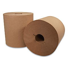 Morcon Tissue Morsoft Controlled Towels, I-Notch, 7.5" x 800 ft, Kraft, 6/Carton (300RI)