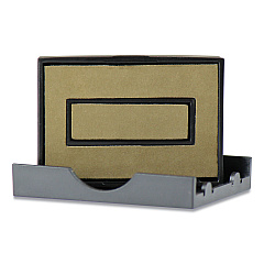 Offistamp Un-Inked Replacement Pad for Self-Inking Stamps, Two-Color, Compatible with All Ink Colors, 1.88" x 1.13", 3/Pack (034515)