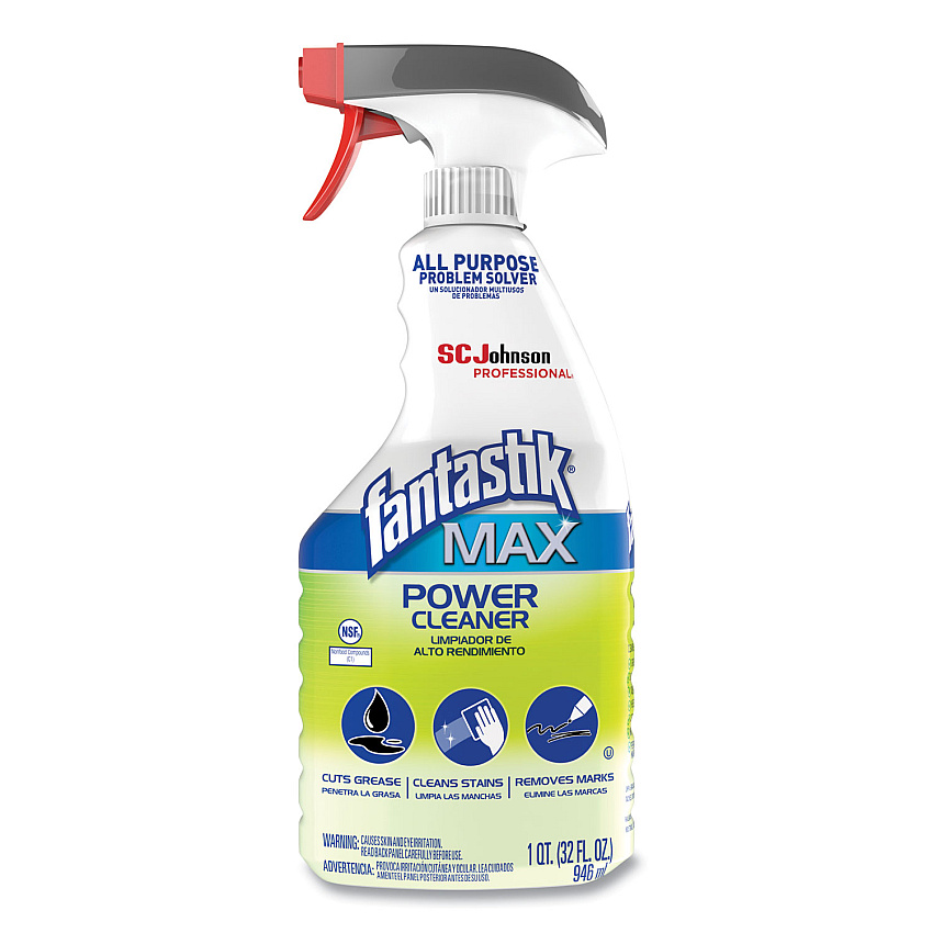 Fantastik MAX Power Cleaner, Pleasant Scent, 32 oz Spray Bottle (323563EA)