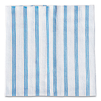 Rubbermaid Commercial HYGEN Disposable Microfiber Cleaning Cloths, 12 x 12, Blue/White Stripes, 600/Pack (2134283)