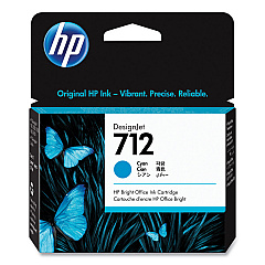HP 712 (3ED67A) Cyan Ink Cartridge