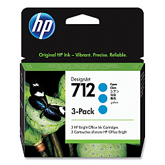 HP 712 (3ED77A) Cyan Ink Cartridge
