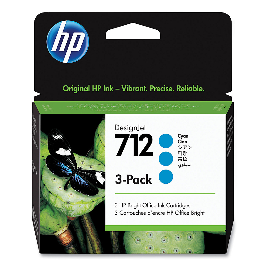 HP 712 (3ED77A) Cyan Ink Cartridge