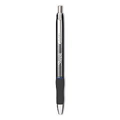 Sharpie S-Gel S-Gel Premium Metal Barrel Gel Pen, Retractable, Medium 0.7 mm, Blue Ink, Gun Metal Gray Barrel, Dozen (2147525)