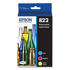 Epson T822 (T822520S) Cyan,Magenta,Yellow Ink Cartridge